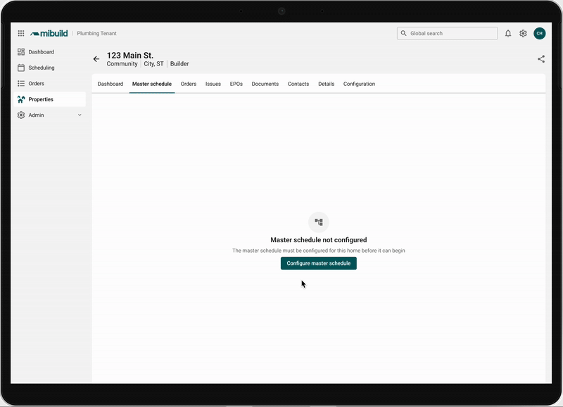 Animated add build template prototype